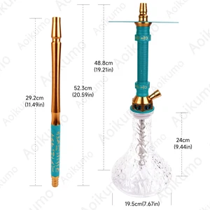 2024 ve yeni bir nargile seti, mısır, çok renkli, kolay temizlenebilir tam nargile nargile nargile cachimbas chicha aksesuar seti 12-En çok satan, nargile, Mısır - №7