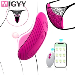 Butterfly Wearable Vibrator Wireless APP Remote Panties Dildo Vibrator for Women Clitoral Stimulator Massage Erotic Sextoy