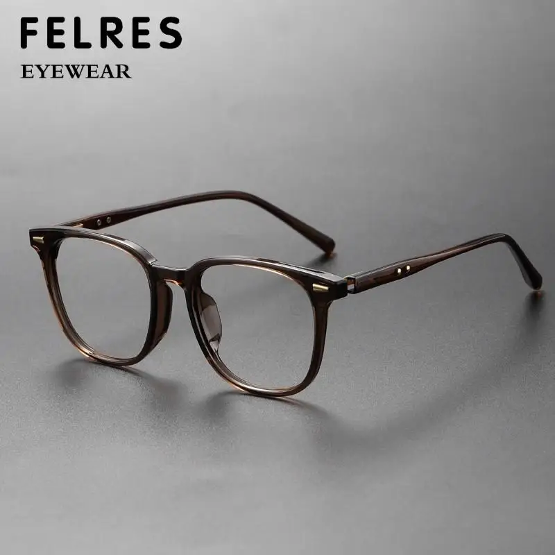 TR90 مربع واضح مكافحة الضوء الأزرق نظارات للقراءة الرجال النساء الانتهاء من طويل النظر نظارات العلامة التجارية تصميم وصفة طبية قارئ بصري