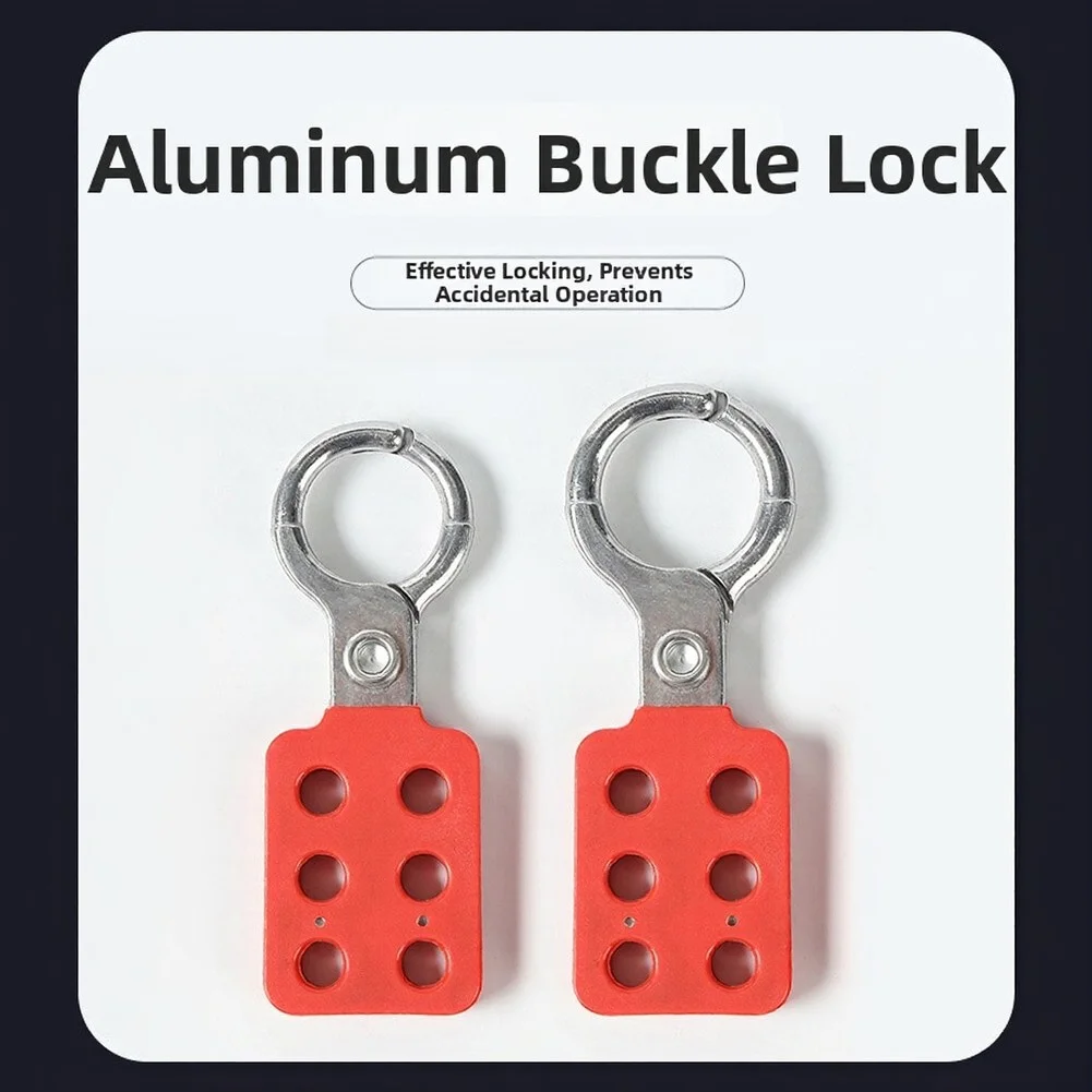 Stainless Steel Lockout Hasp 6-Pack for Integrated Safety Management Systems Featuring Proven Durability and Lock Compatibility
