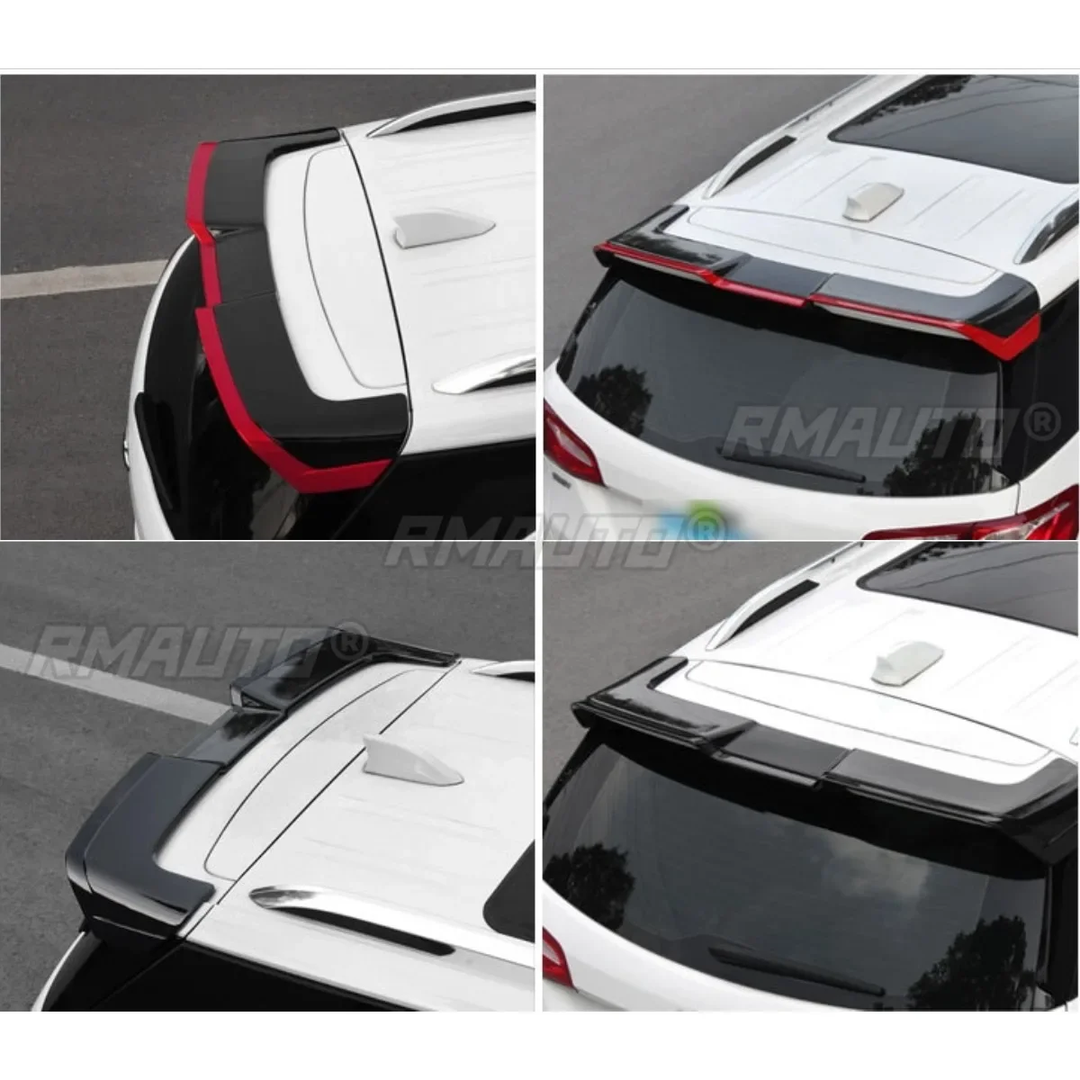 For Equinox Body Kit Rear Trunk Wing Spoiler Matte Black Sport Style Rear Spoiler Wing for Chevrolet Equinox Car Accessories - view 2