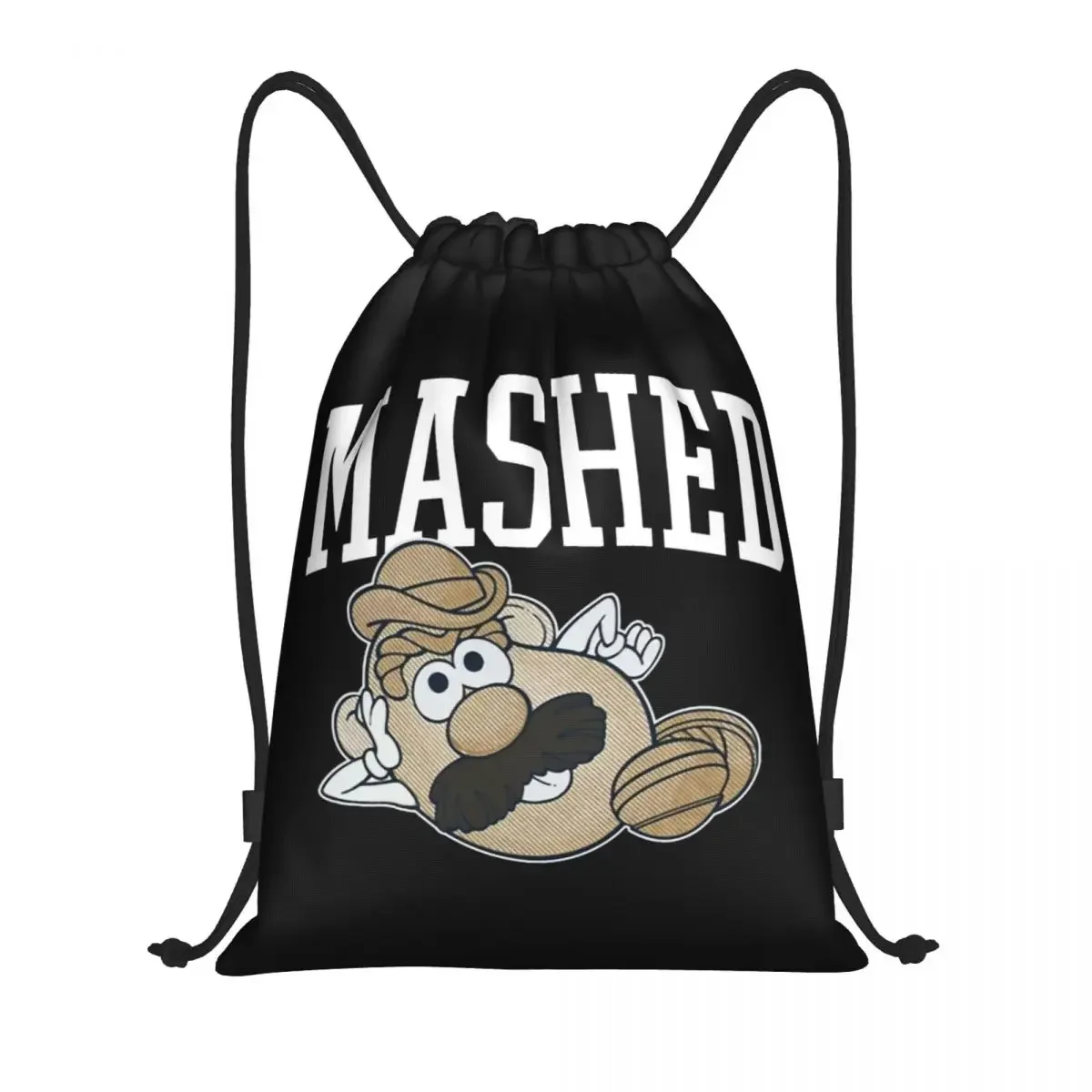 

Mr Potato Head Toy Story Cartoon Drawstring Backpack Sports Gym Sackpack String Bag for Yoga