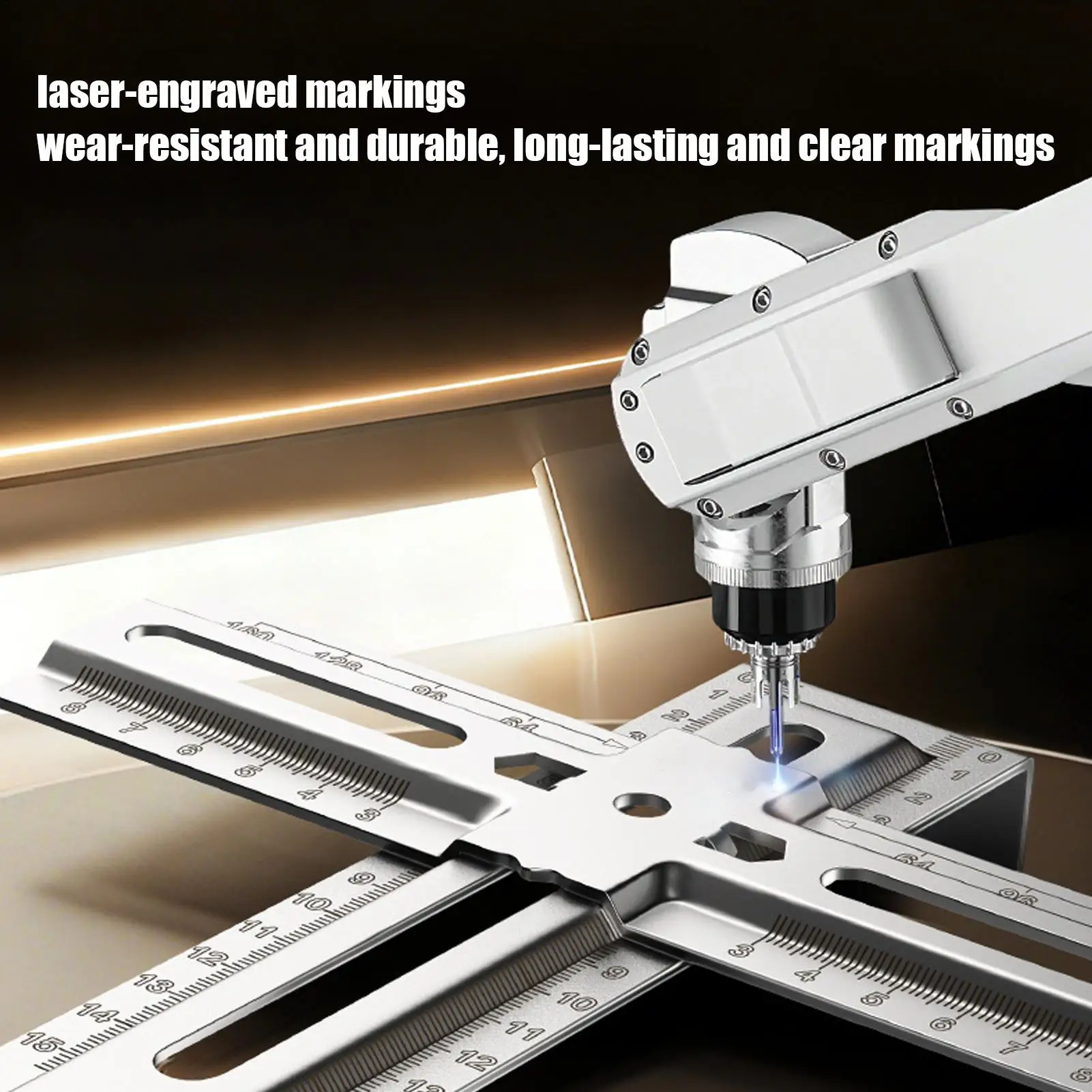 Drawer Handle Template DIY Stainless Steel Convenient Template Tool Handles Knobs Drill Guide For Adults Professionals