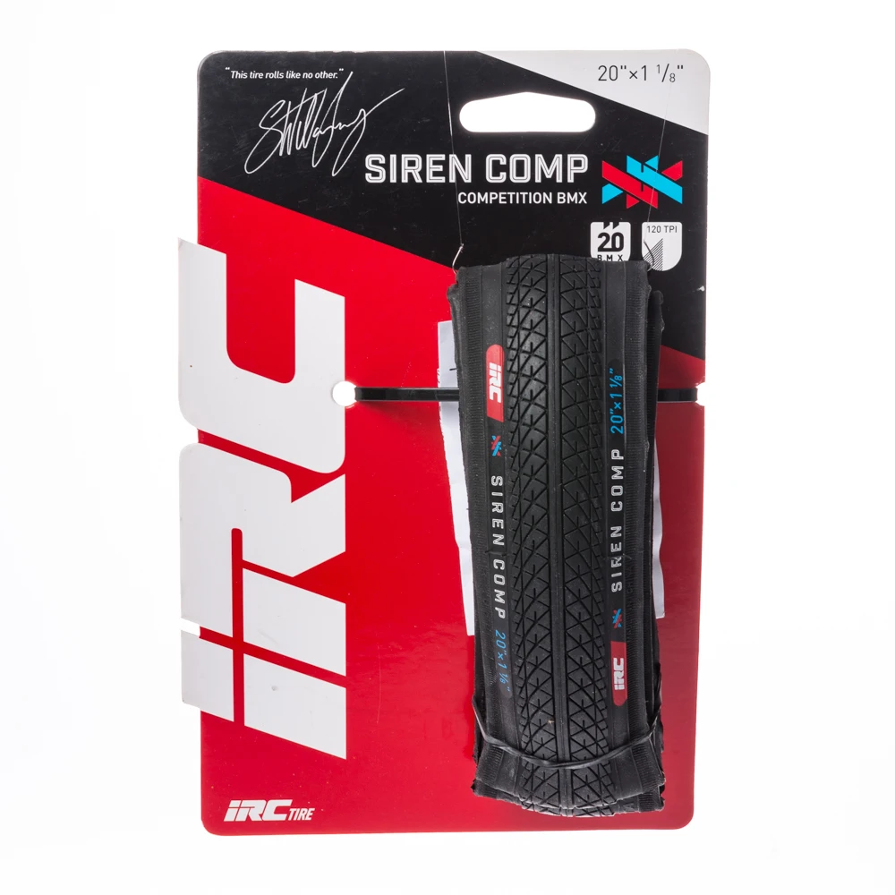 IRC SIREN COMP 20 24 BMX BICYCLE TIRE  20x1.5 20x1.75 20x1.90 24x1.75 BIKE TYRE 120TPI 28-451 28-406 37-406 44-406 47-406 44-507