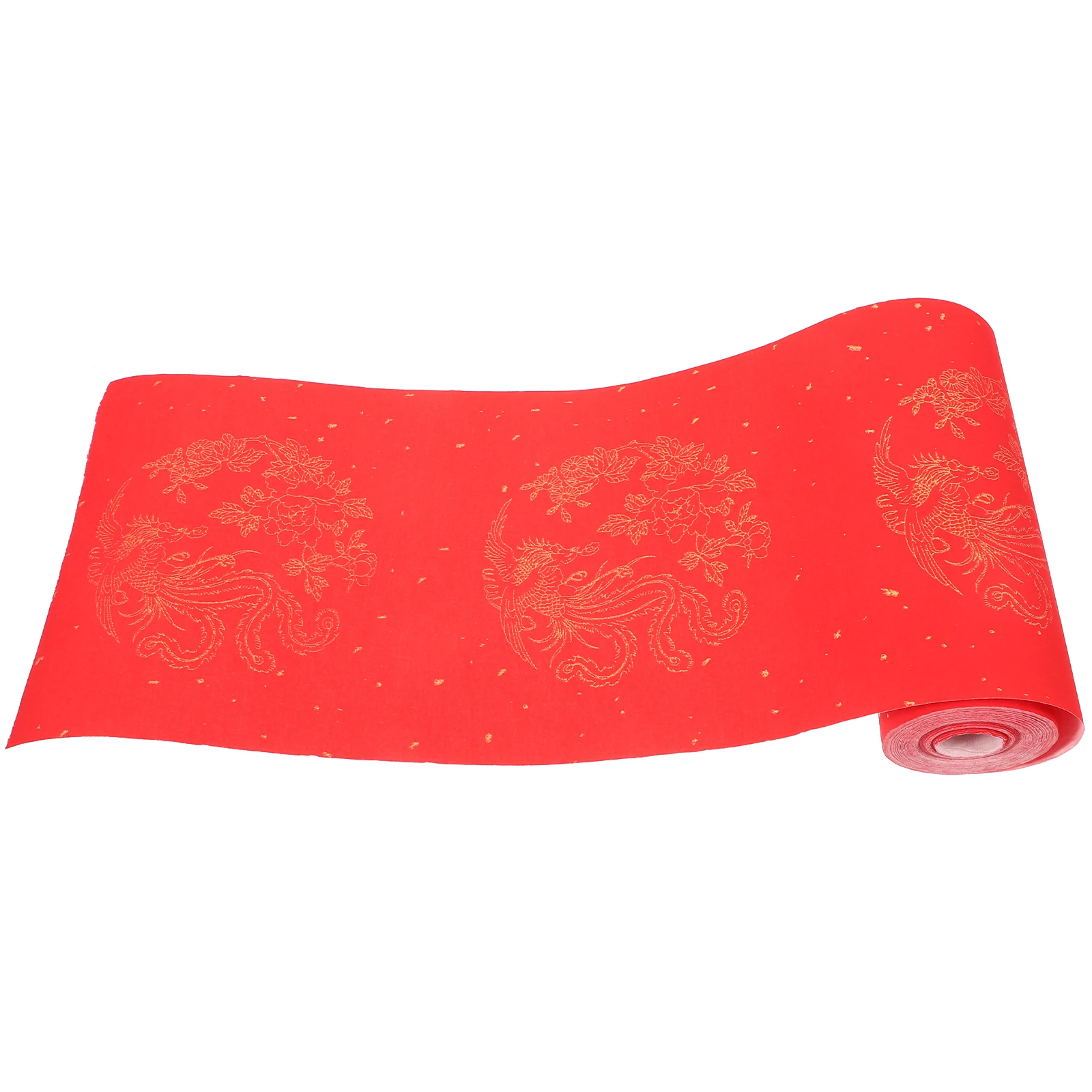 1 لفة أرز أحمر فارغ للعام الصيني الجديد لوحة الخط التمرير ورق الحرف مهرجان الربيع ورق الكتابة #3