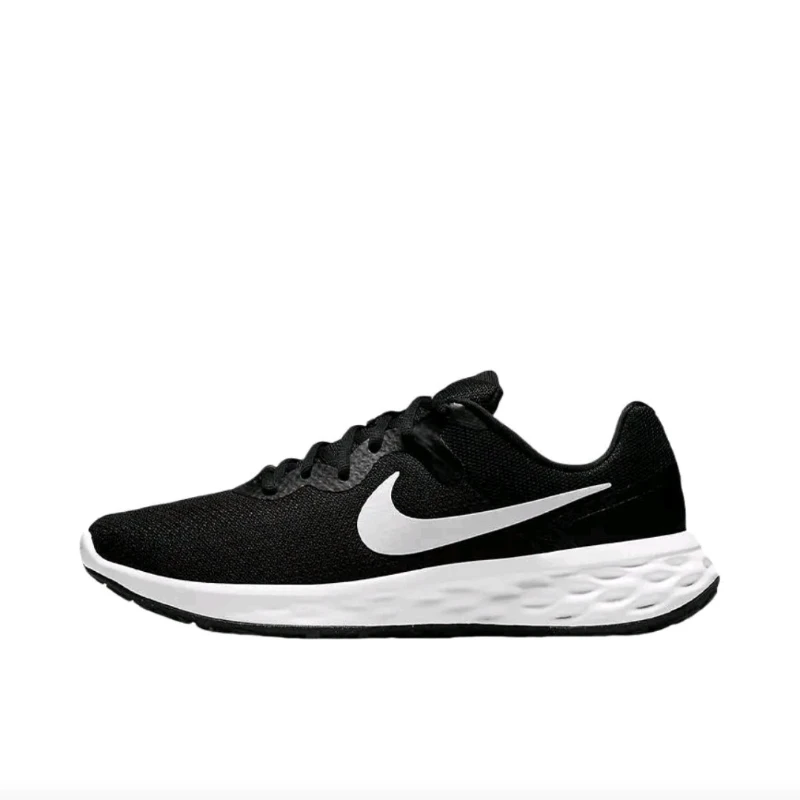 

Nike REVOLUTION 6 Men's Running Shoes, Wear Resistant, Anti-Slippery, Daily Training Sneakers, Black/White
