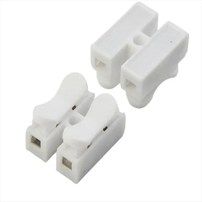 20 قطعة CH2 الربيع موصلات الأسلاك السريعة مشابك كابلات محطة كتلة LED قطاع ضوء استبدال الأشرطة الكهربائية مشبك كابلات أدوات