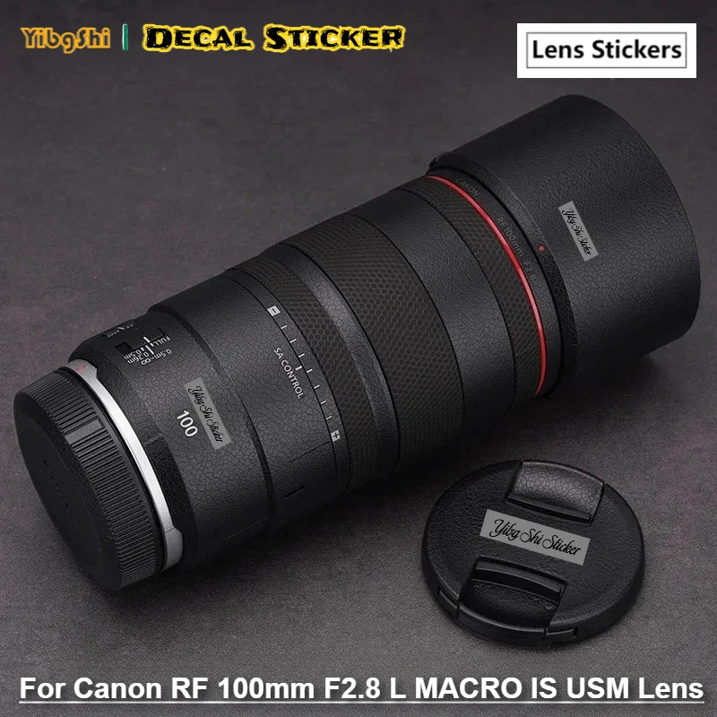 

Для объектива Canon RF100 2,8 Премиальная наклейка Защитная пленка для кожи для объектива Canon RF 100 мм F2.8 L MACRO IS USM 100 F2.8