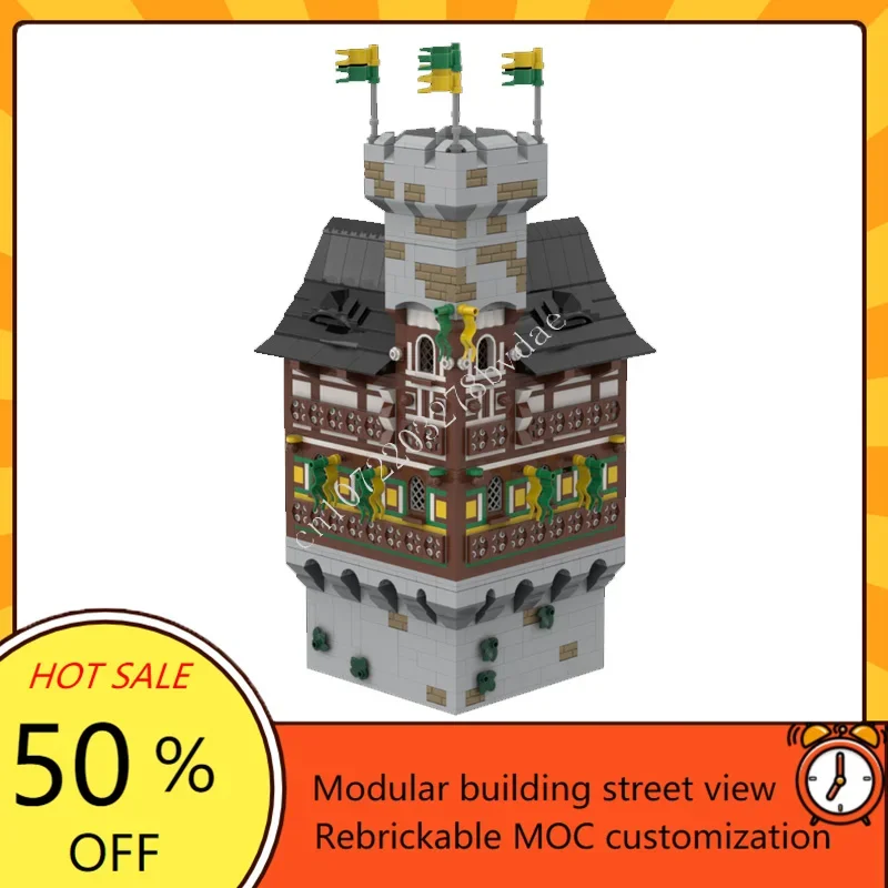 

1890PCS Bärenfels Castle Modular MOC Kit Creative Street View Custom Architecture DIY Assembly Model Gift