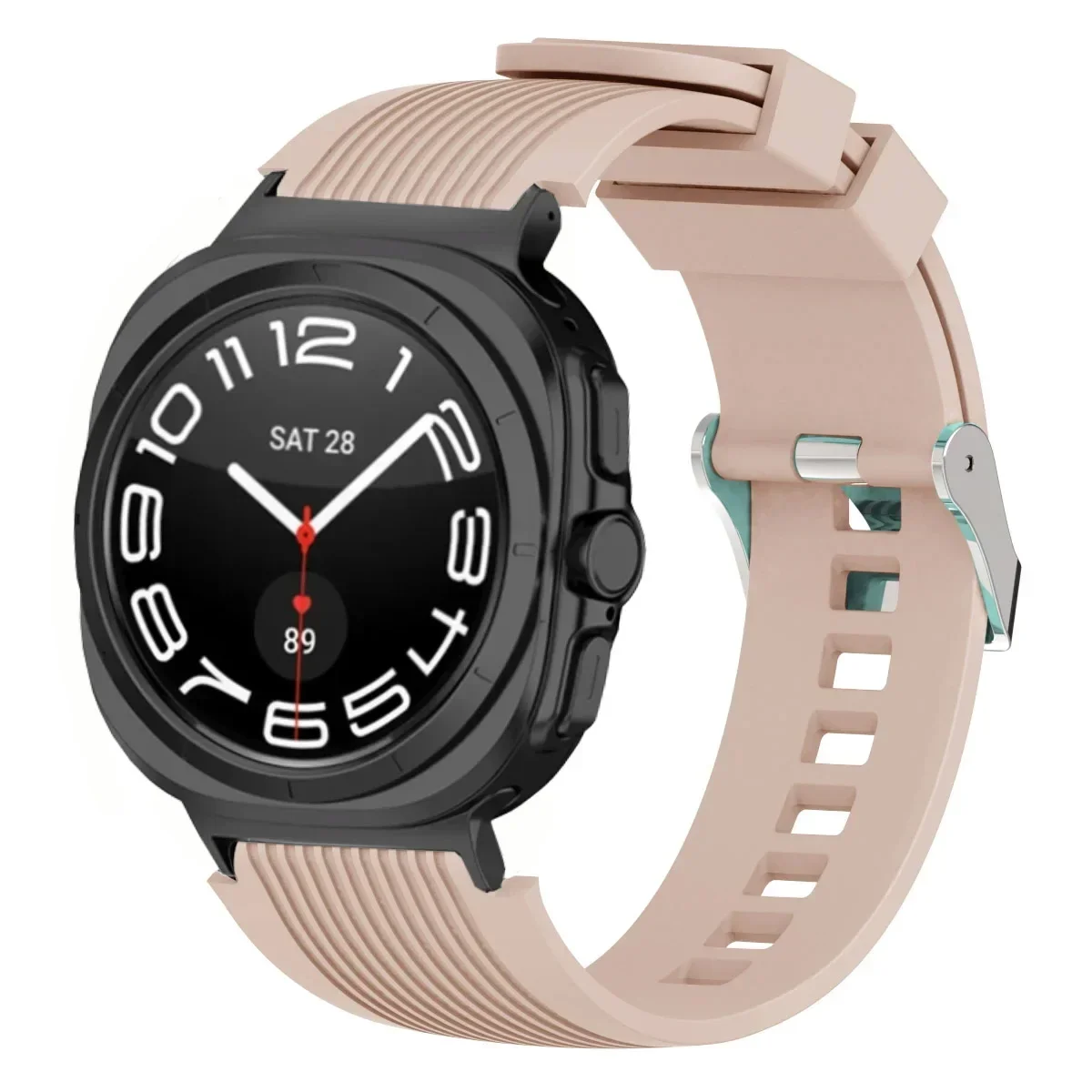 sports soft Silicone Strap For Samsung Galaxy Watch Ultra 2025 47mm breathable band For Samsung Watch 8 40mm 44mm 8 Classic 46mm