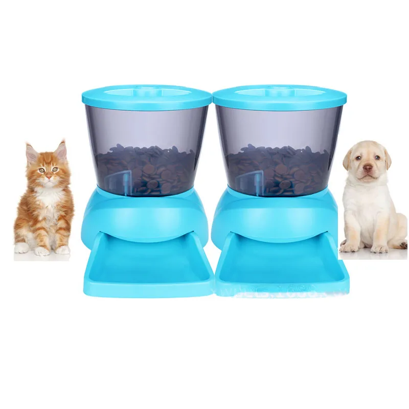 2022 Popular Automatic Smart Pet Feeder Timing Slow Food Dispenser Recording For Cats and Dogs Stainless Steel Bowl