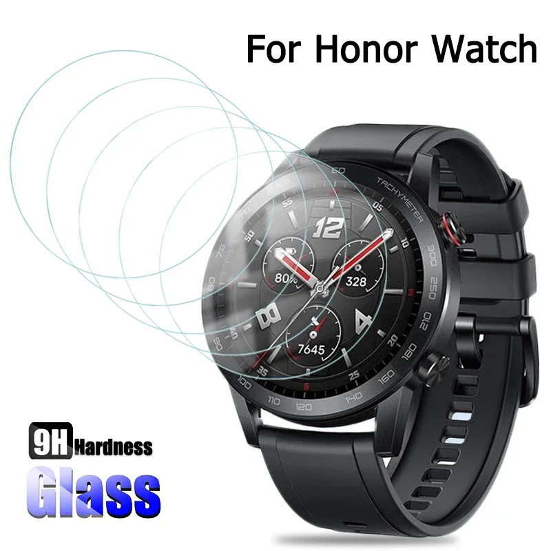 5-1Pcs for Honor Watch GS 3i GS Pro Sport SmartWatch HD Tempered Glass Films Explosion Proof Anti-fingerprint Screen Protector