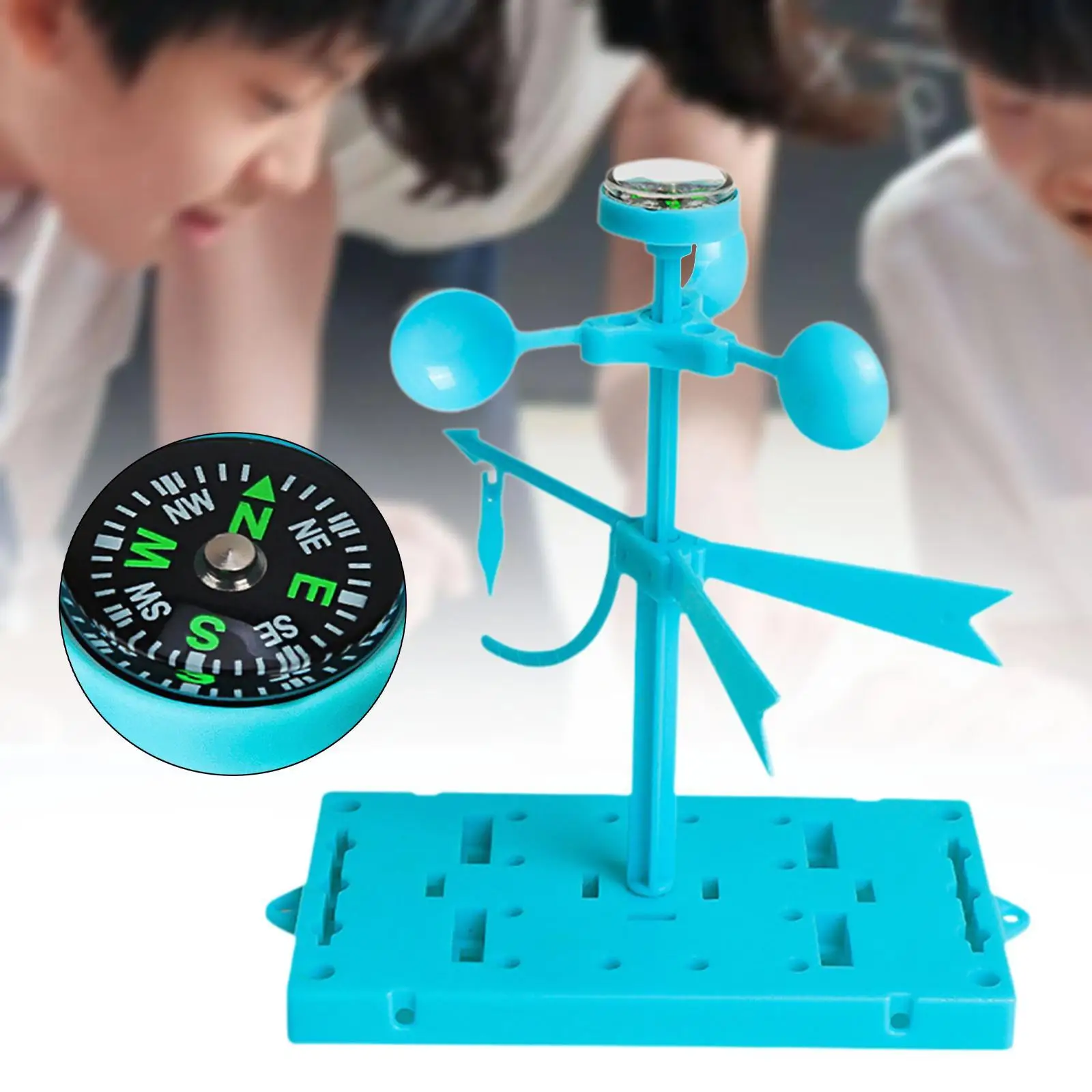 Veleta meteorológica científica para niños – Maqueta de montaje - imagen 4