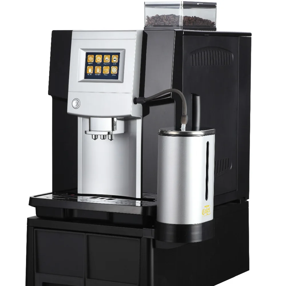 Best sales coffee vending machine capacity upgrade espresso maker cappuccino one touch milk frother