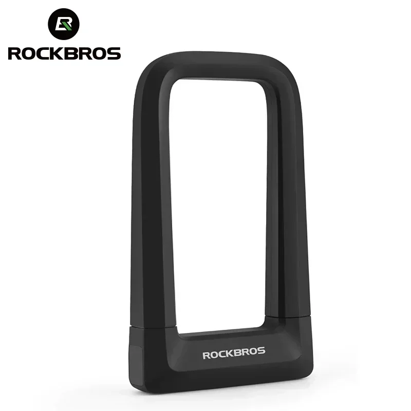 

ROCKBROS велосипедный замок, силиконовый U-образный замок, устойчивый к гидравлическим сдвигом, противоугонный замок для мотоцикла, аксессуары для электрического велосипеда