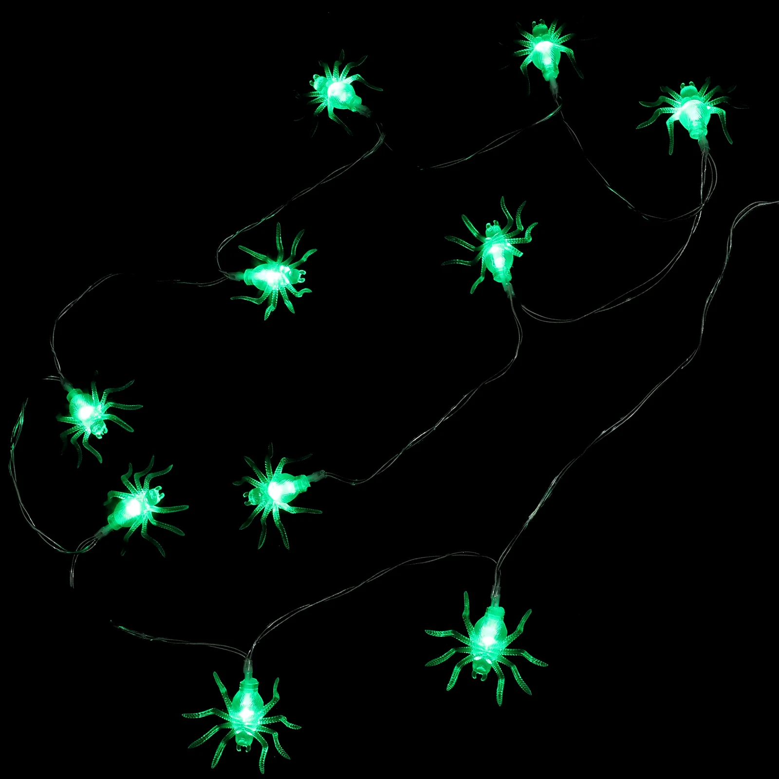 

LED Light String Spider Lights up Halloween Night Post Decoration Decorations