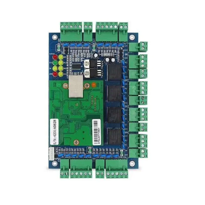 Durable and sturdy TCP/IP Web network access for 4 doors access control board system for security access control system