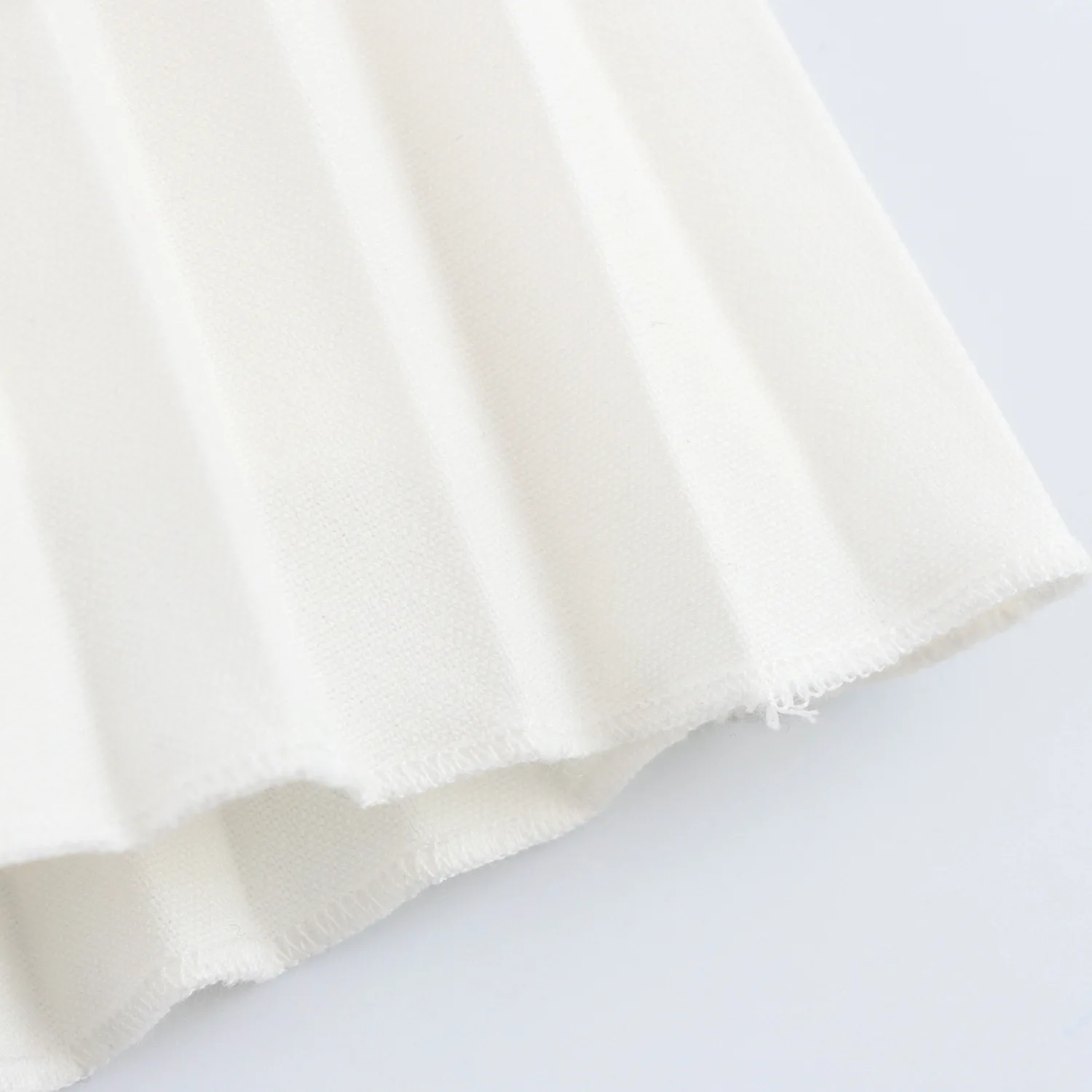 Women's high waist pleated elegant versatile casual skirt pants new fashion A-line short skirt college style commuting white