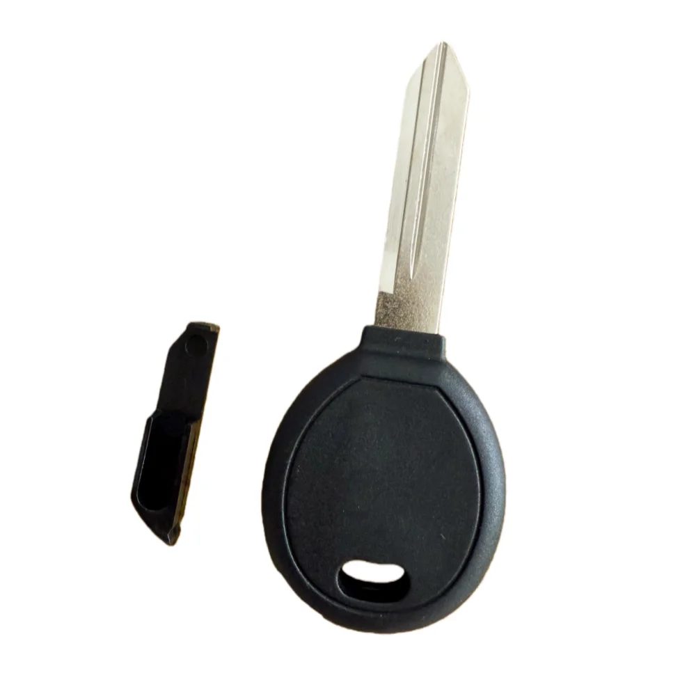 

1 шт. черный автомобильный чехол-транспондер для ключа, замена чехла для Chrysler для Dodge для Jeep с пространством TPX, лезвие для необрезанного ключа