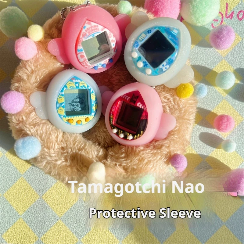 New Tamagotchi Nano Angel Case Detective Conan Color Screen Nano Dust-Proof Plug Mobile Phone Pendant Typec Plug Head Decorat