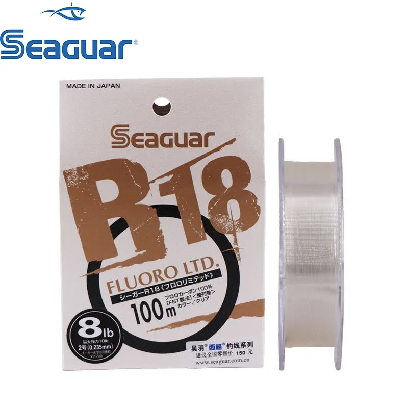 Japan Seaguar R18 FLUORO LTD Fluorocarbon Fishing Line Carbon Fiber Monofilament Carp Leader Line Applicable To Fishing Reel