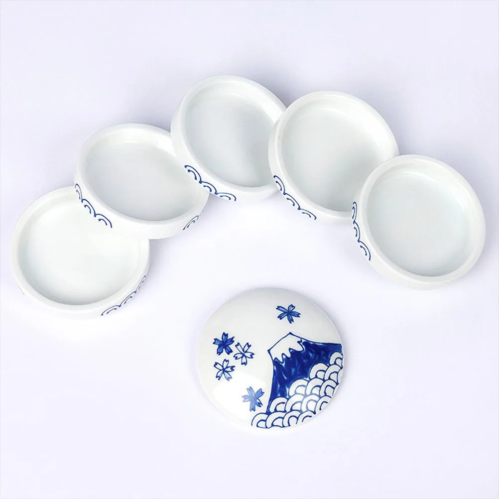

5 Layers Porcelain Paint Tray Portable Lightweight Durable Easy Clean for Artists Students Color Mixer