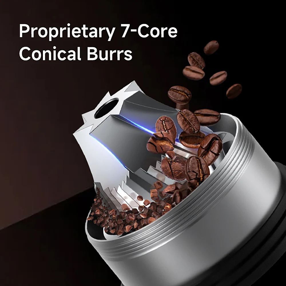 zeroHero Z4 Manual Grinder 48mm Burrs 670g Anti Collision Unified Zero Setting for Espresso French Press Home Barista Kits
