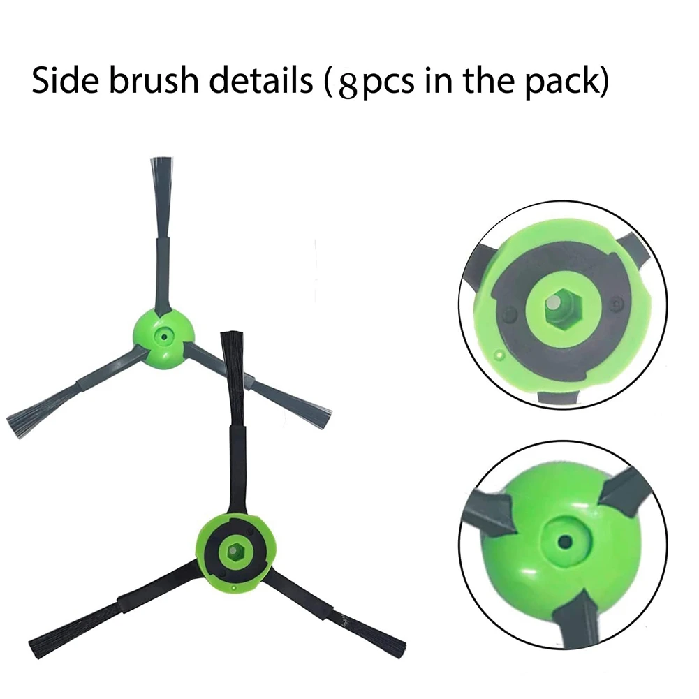 Irobot 룸바 콤보 I5 + J5 + 로봇 진공 브러시 롤러 부품 키트, 헤파 필터 걸레 패드, 사이드 브러시 먼지 봉투