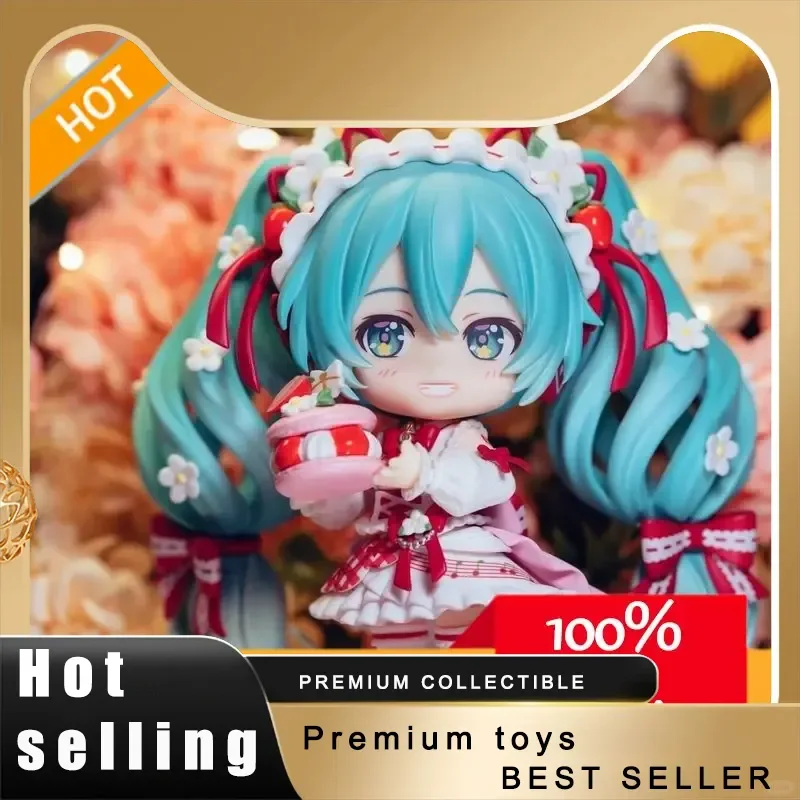 Figura Nendoroid de Hatsune Miku, Tema Pastel de Fresa 1939 y Mori Kuraen, Decoración de Alta Calidad para PC de Escritorio, Regalo de Cumpleaños para Fans
