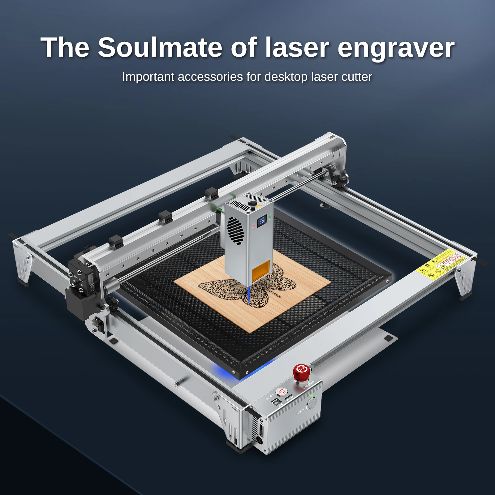 LASER TREE Laser Honeycomb Working Plate For K1 Laser Engraving Cutting Machine  Co2 CNC DIY Laser Equipment Part Size 400x400mm