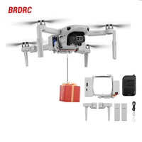 BRDRC Airdrop System for DJI Mini 4K/Mini 2/SE Drone Thrower Fishing Bait Wedding Ring Gift Long Distance Throw Deliver