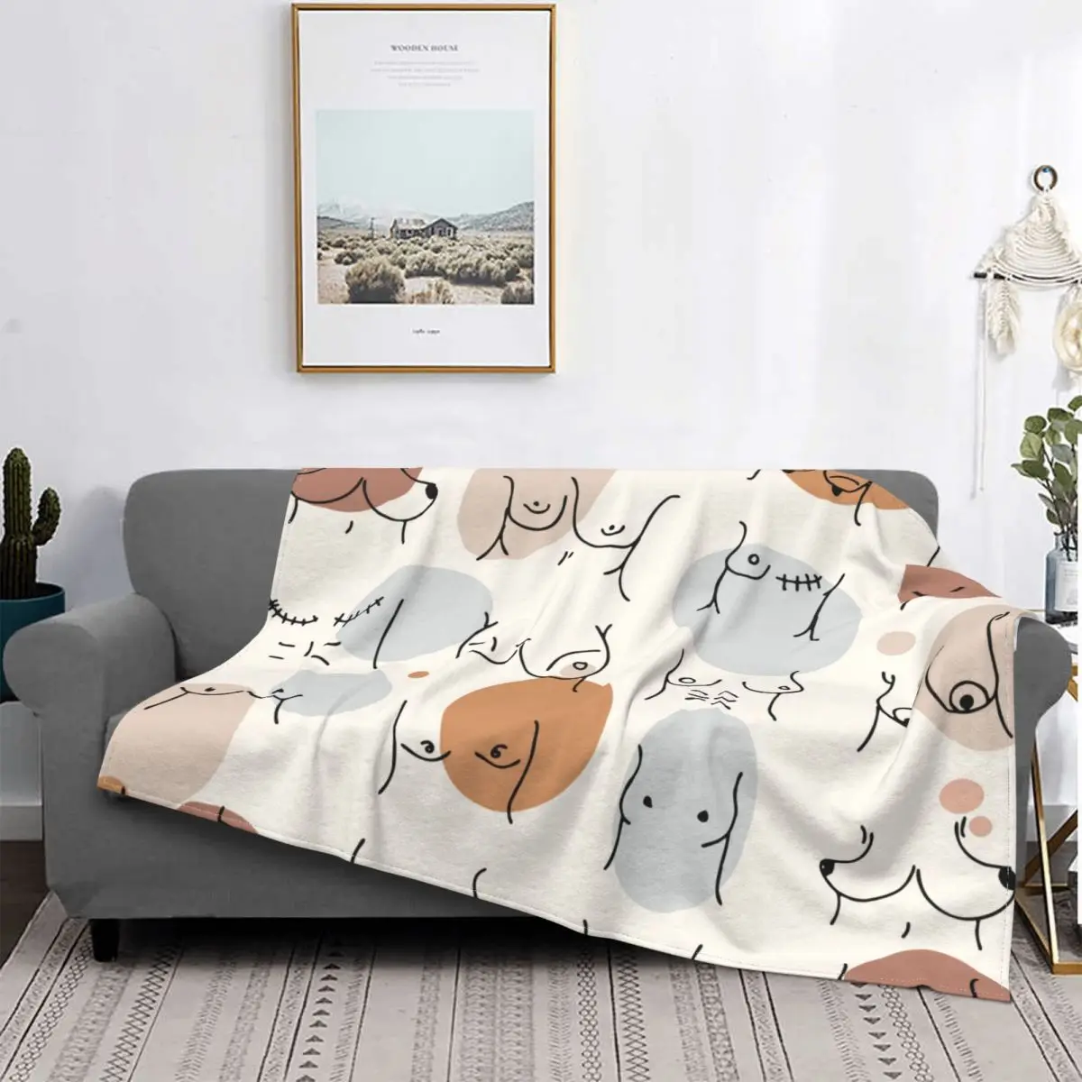 Nude Sexy Body Boobs Pattern Blanket Fleece Winter Multi-function Ultra-Soft Throw Blanket for Bedding Travel Plush Thin Quilt