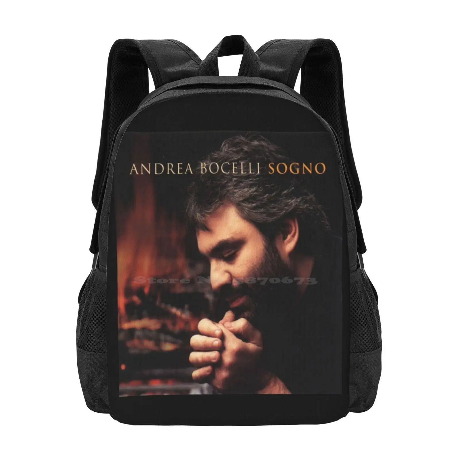 

Сумка с узором Andrea Bocelli Sogno, студенческий рюкзак Pau Andrea At Bocelli Wew Tour, 2020, Италия, Андре Bocelli Андре Опера