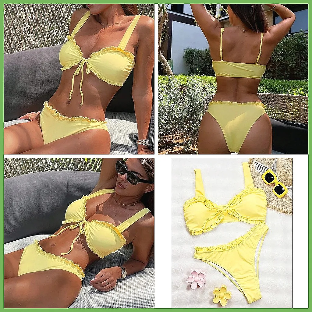 

Sexy Push Up Bikini Set 2026 Brazilian Beachwear Women's Swimsuit for Pool & Bathing