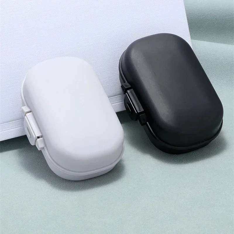 1Pc Colored Plastic Box Simple Fashion Portable Glasses Transparent Protective Cases Foldable Glasses Case Leather Glasses Case