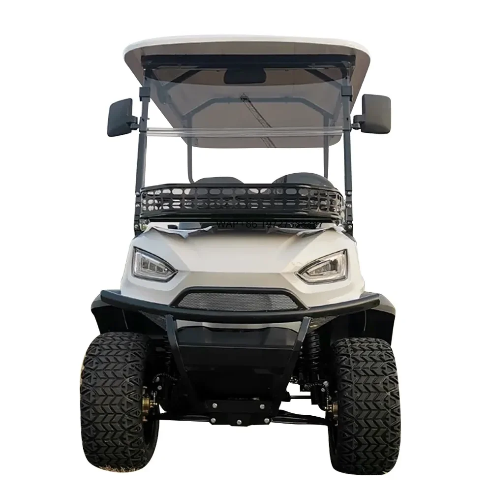 

Electric 4-Seater Club Car Classic Golf Cart with 72V Battery 90km Driving Range CE & DOT Certified Tail Caddie Equipped