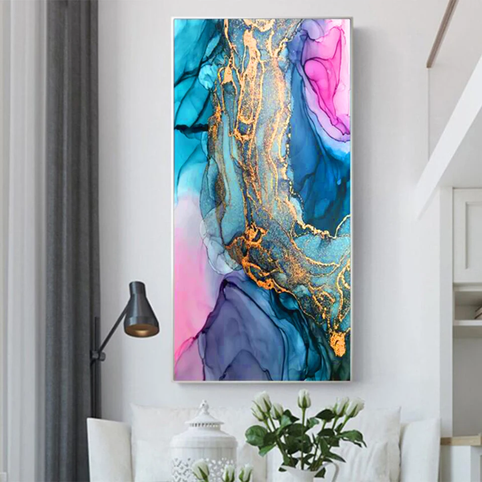 Diamand Painting Complet Cross Stitch Kits Large Abstract Painting Diamond Art Rhinestone Painting New Arrival Landscape Picture