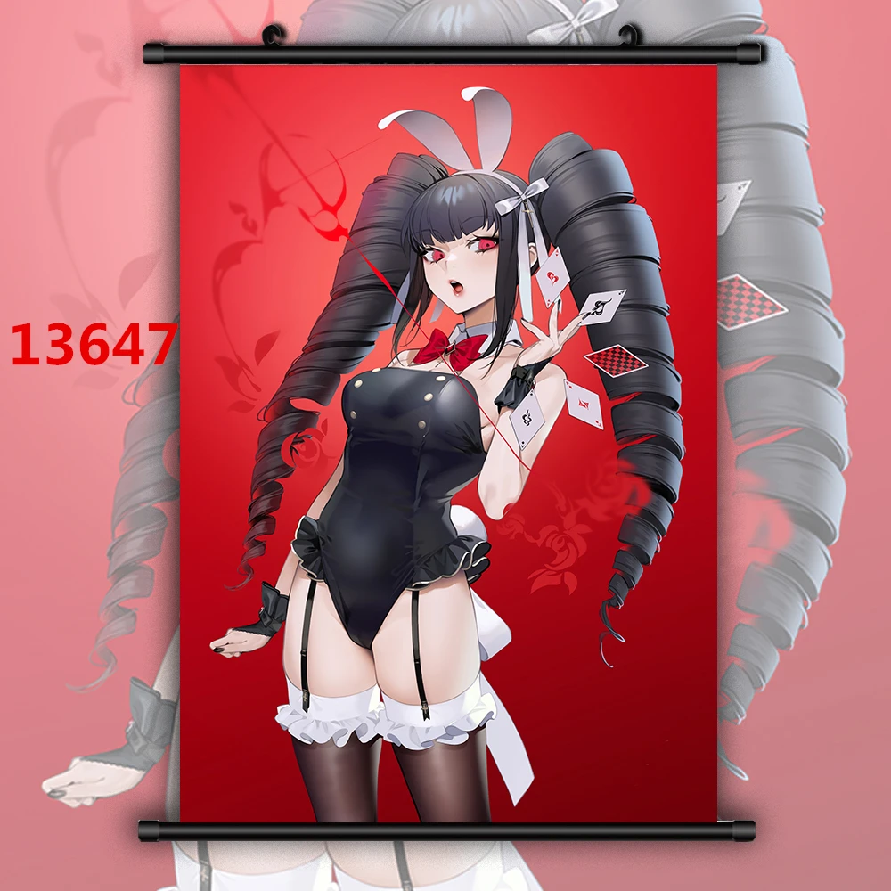 Canvas Painting Room Decor Home Decor Danganronpa Classic Anime Poster Pictures Wall Art Celestia Ludenberg Yasuhiro Taeko Print