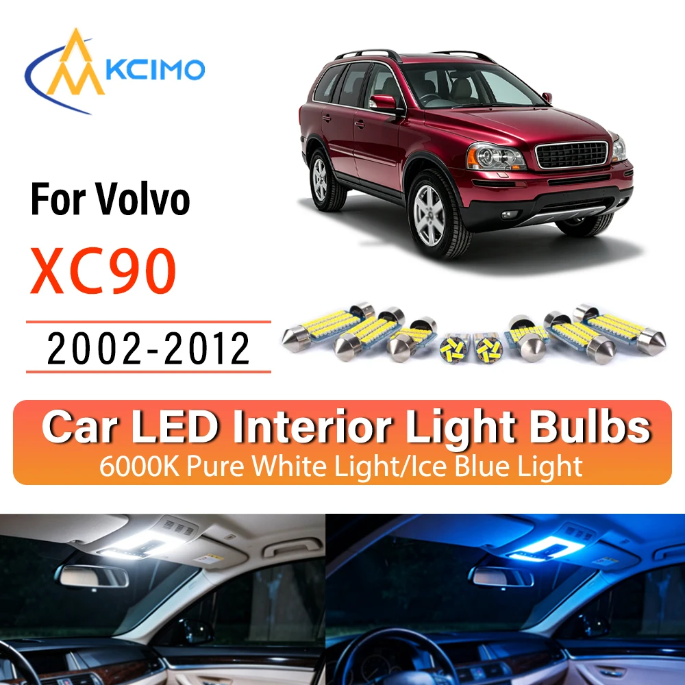 

High Quality For Volvo XC90 2002-2012 LED Interior Lights, Quick Setup Decor Long Lasting