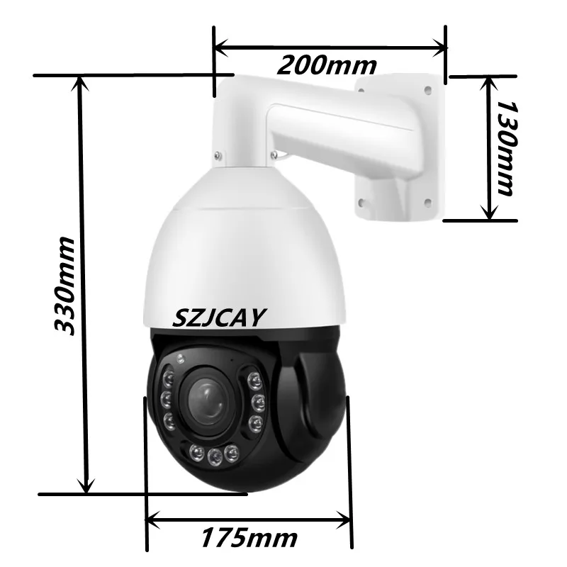 SZJCAY 12MP 4K 30fps 990X Zoom telecamera di sorveglianza POE Hikvision Onvif RTSP Outdoor 99X Zoom automatico ottico telecamera IP PTZ Dahua