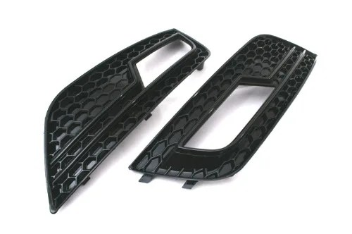 

Gloss Black Honeycomb Style Fog Light Grille for audi A4 B8