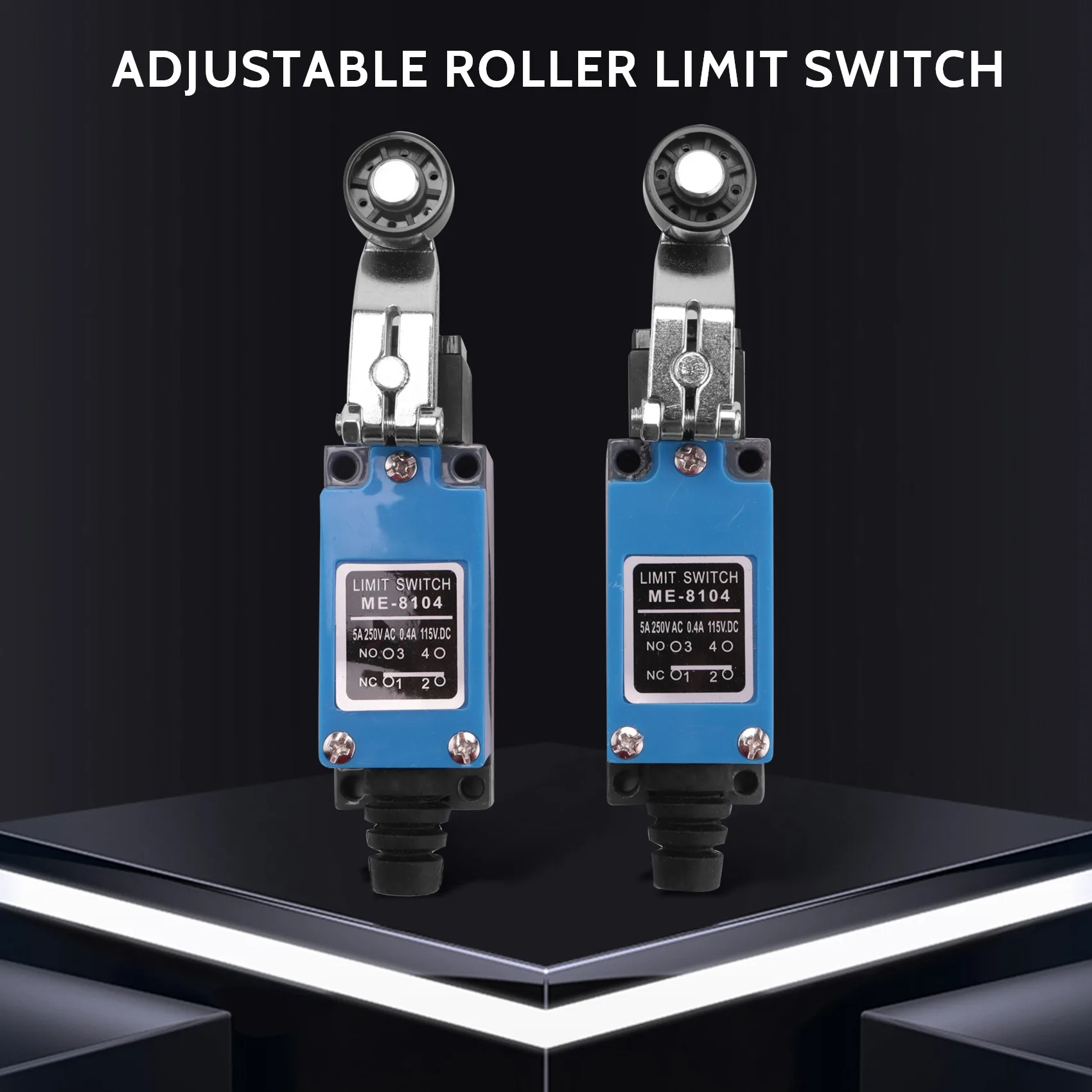 

ABSE-10Pcs ME-8104 Momentary Roller Arm Type Limit Switch For CNC Mill 5A 250V ME8104 Mini Switch