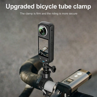 Bicycle Motorcycle Handlebar Mount for GoPro Hero 13, 12, 11, 10, 9, 8, 7, DJI , Insta360, SJCAM and other action cameras