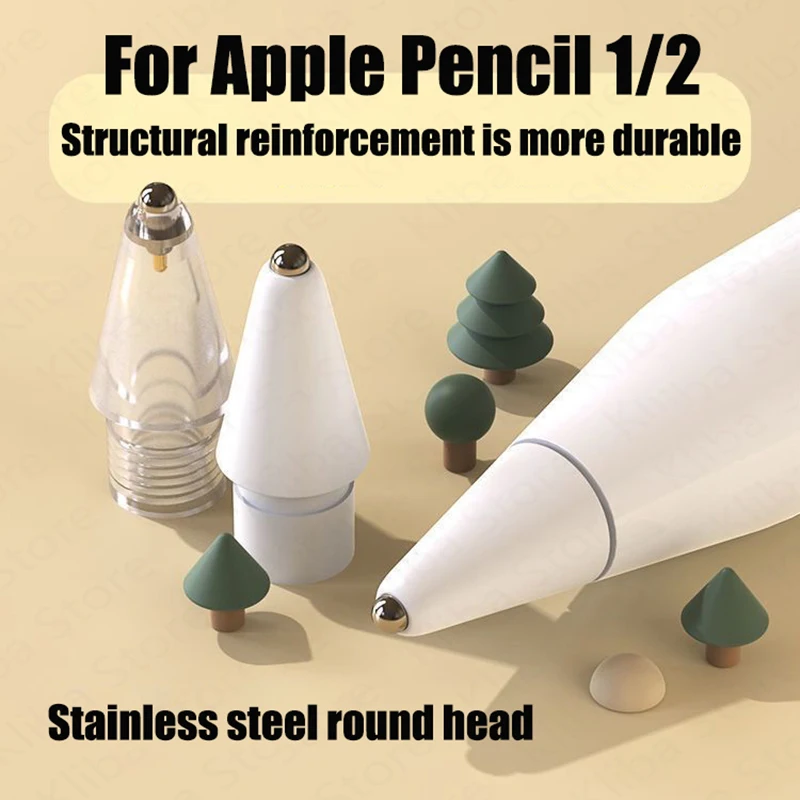 

애플펜촉 Pencil Tips for Apple Pencil 1st / 2nd Generation, Double-Layered iPad Stylus Nib, 애플펜슬 펜촉