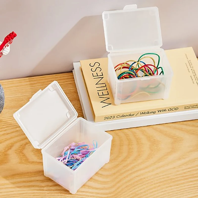 [k]Transparent Idol Photo Storage Case Plastic Kpop Albums Photocards Small Card Collection Organizer Photo Card Holder Box