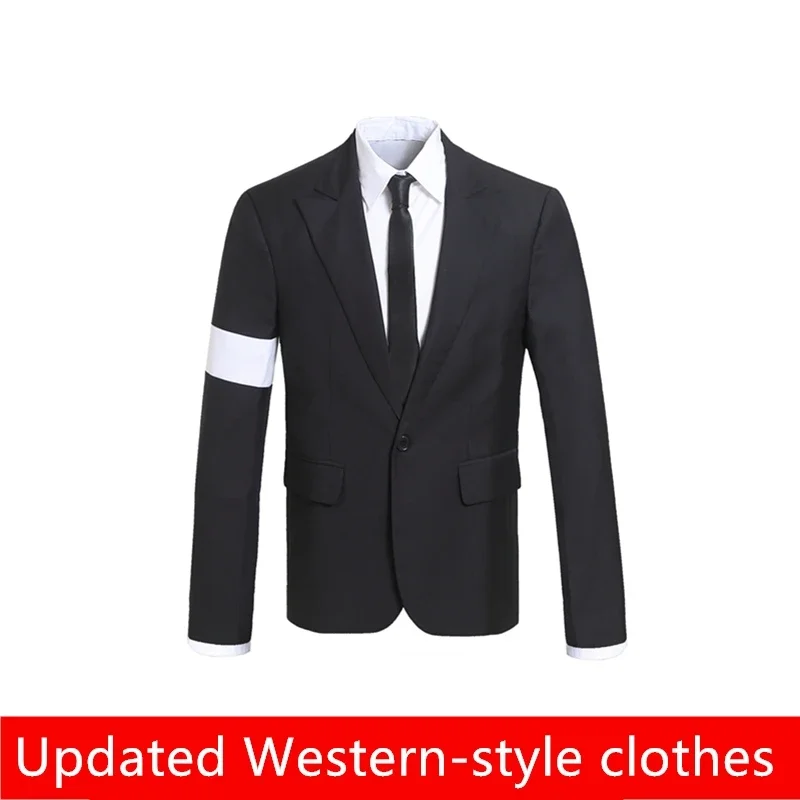 نوعية جيدة MJ مايكل جاكسون تأثيري خطر الحديثة دعوى ربطة العنق الرقص الميكانيكية الهيب هوب المرحلة زي معطف سترة MP6652