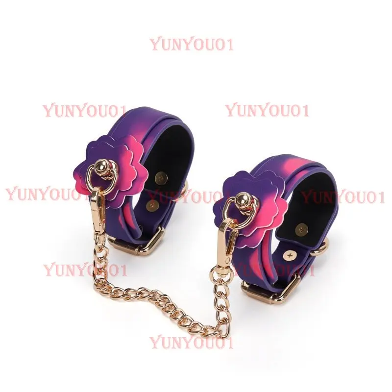 Temperature-changing Color Cherry Blossom Bracelet Anklet Chain Set Leather Cosplay Jewelry Couple