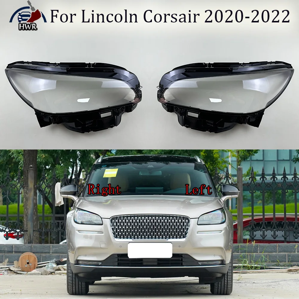 

Front Headlamp Cover Lamp Shade Headlight Shell Lens Plexiglass Replace Original Lampshade For Lincoln Corsair 2020 2021 2022
