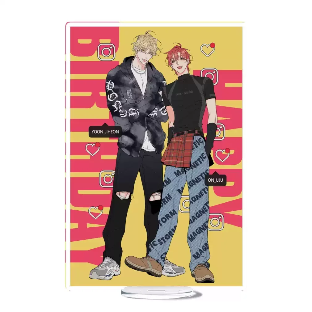 

Honey Trouble Acrylic stand Korean manhwa Bomtoon transparent interlayer acrylic stand high-definition and high-quality