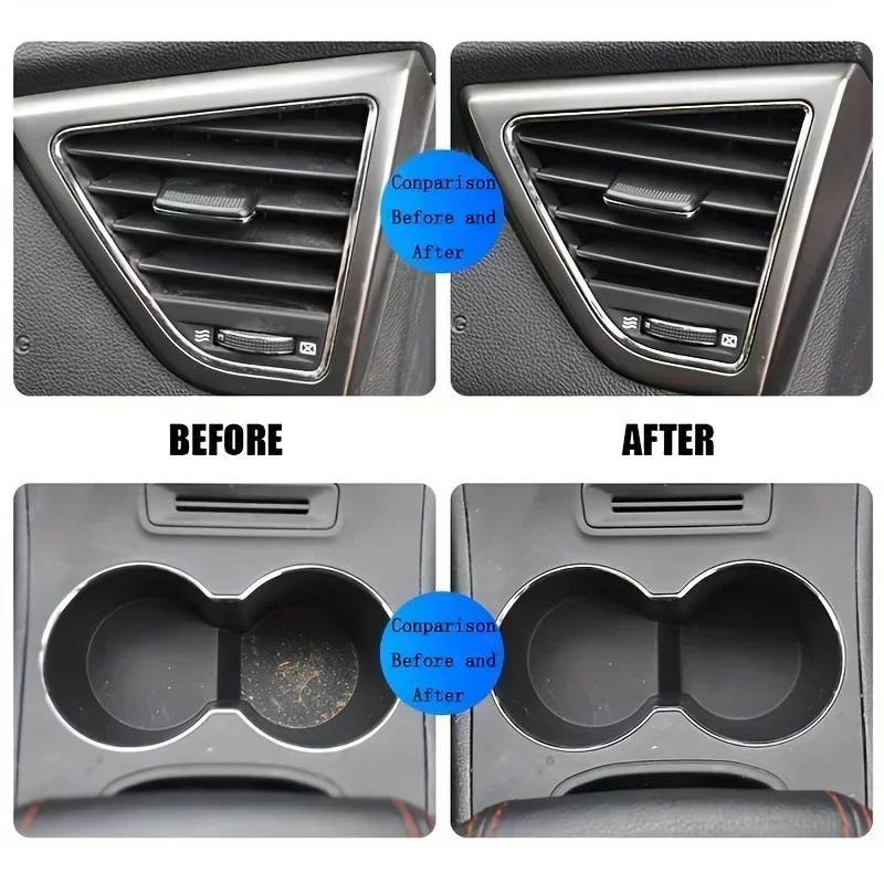 Reusable Magic Air Outlet Dust Soft Mud: 2pcs RV Super Clean Slime Dust Cleaner - Universal Gel Dust Slime Cleaner For Car Vents